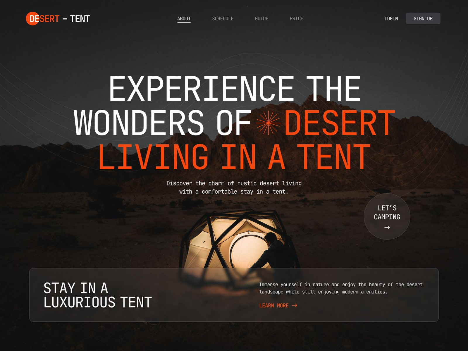 desert tent
